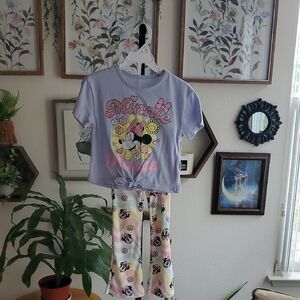 Disney Minnie Mouse Kids Set - Lavender and Multicolor